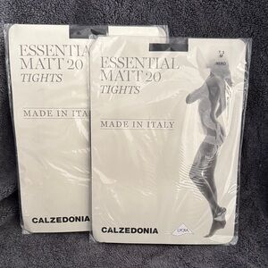 Two pairs brand new Black Tights - Essential Matt 20 Pantyhose Calzedonia